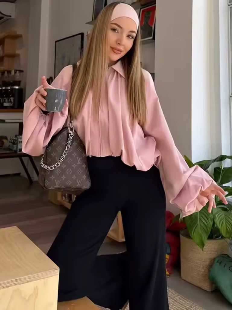 Zara Puff Sleeve Bomber Jacket